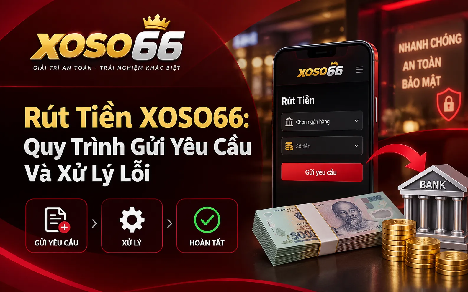 Rút Tiền XOSO66